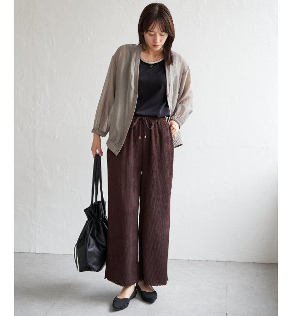 ikka「V襟シアーカーディガン」|シャツ・ブラウス|