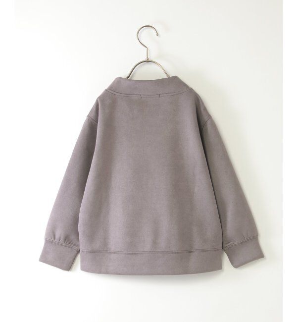 ikka kids「フェイクスエードサイドジップ使いプルオーバー（120~160cm）」|Tシャツ・カットソー|