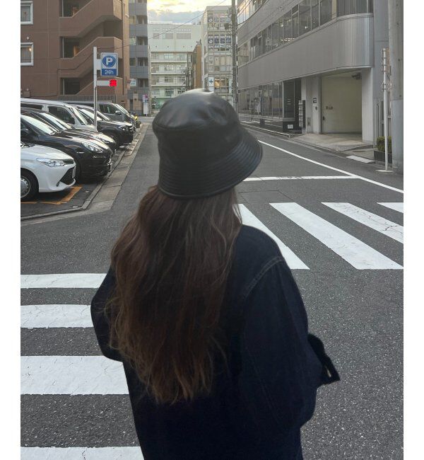 Lbc with Life「フェイクレザーバケットハット」|その他|