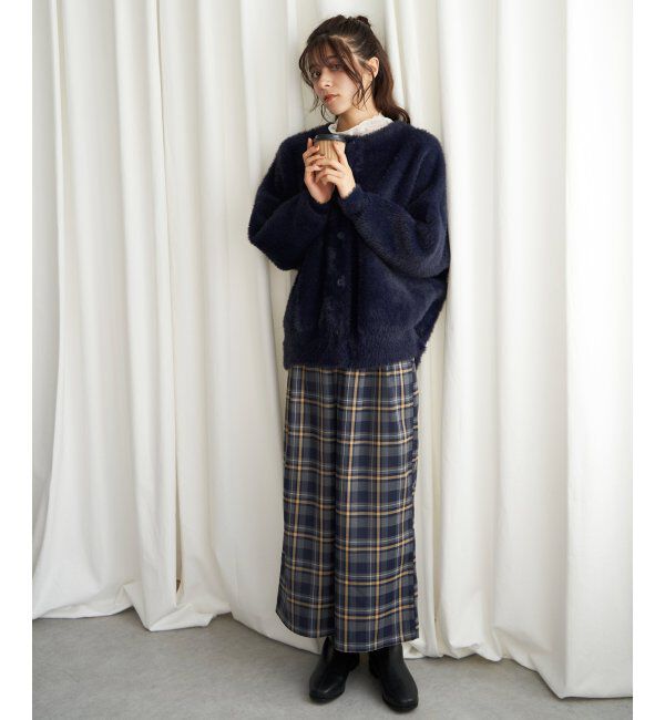 Lbc with Life「フェザーヤーンニットジャケット」|ブルゾン・スタジャン|