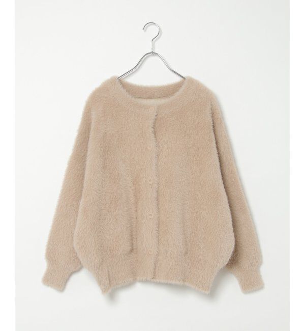 Lbc with Life「フェザーヤーンニットジャケット」|ブルゾン・スタジャン|