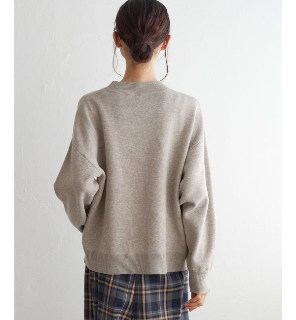 Lbc with Life「ジャカードロゴニット」|カーディガン|