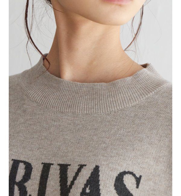 Lbc with Life「ジャカードロゴニット」|カーディガン|