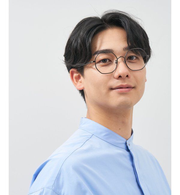  「ウェリントン型 多角形 メガネ│小顔効果 ビッグシェイプ｜ レンズ交換券付」|メガネ|