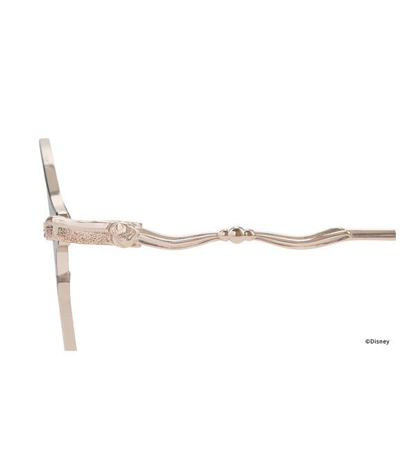  「ボストン型 メガネ Disney PRINCESS ベル  (ドレスアップライン)  ディズニープリンセス レンズ交換券付」|メガネ|