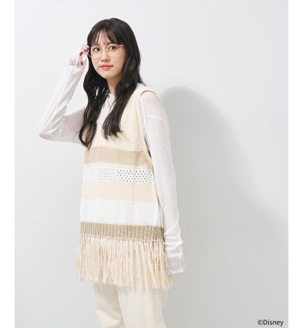  「ボストン型 メガネ Disney PRINCESS ベル  (ドレスアップライン)  ディズニープリンセス レンズ交換券付」|メガネ|ブラウン2