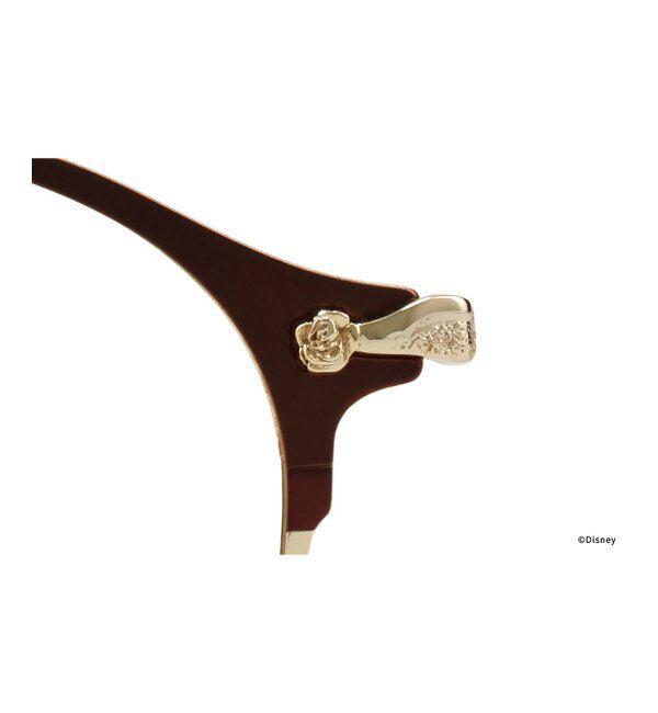  「ボストン型 メガネ Disney PRINCESS ベル  (ドレスアップライン)  ディズニープリンセス レンズ交換券付」|メガネ|