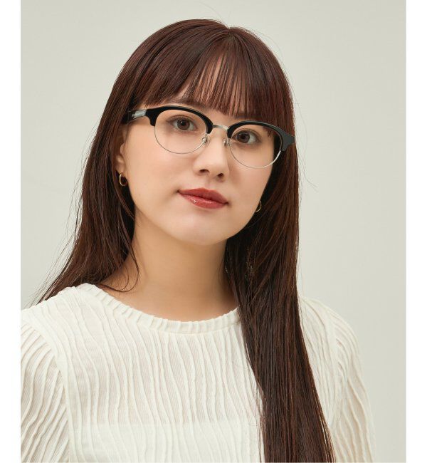  「Zoff｜Knuth Marf ボストン型 メガネ   伊達・度付きメガネ ユニセックス サーモント型   レンズ交換券付」|メガネ|