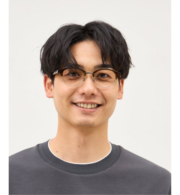  「Zoff｜Knuth Marf ボストン型 メガネ   伊達・度付きメガネ ユニセックス サーモント型   レンズ交換券付」|メガネ|