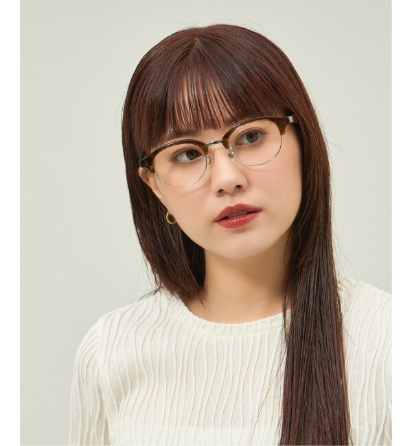  「Zoff｜Knuth Marf ボストン型 メガネ   伊達・度付きメガネ ユニセックス サーモント型   レンズ交換券付」|メガネ|