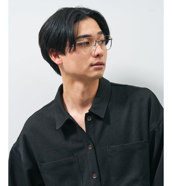  「ウエリントン型メガネ｜読書 レディース 女性用 大人可愛い 大理石｜Zoff｜CHIC レンズ交換券付」|メガネ|