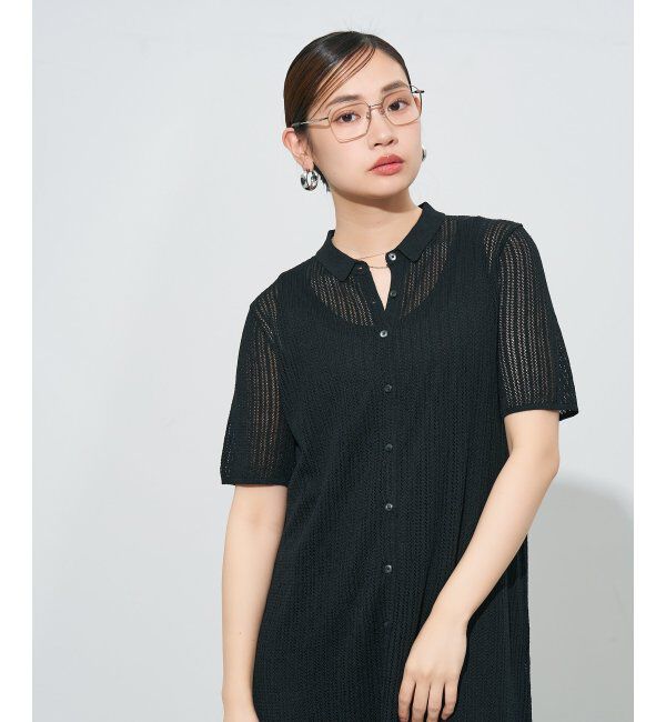  「ウエリントン型メガネ｜読書 レディース 女性用 大人可愛い 大理石｜Zoff｜CHIC レンズ交換券付」|メガネ|