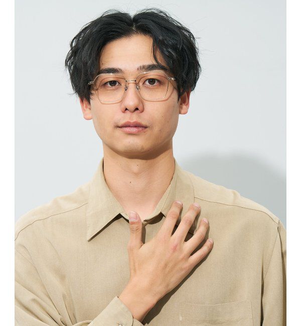  「ウエリントン型メガネ｜読書 レディース 女性用 大人可愛い 大理石｜Zoff｜CHIC レンズ交換券付」|メガネ|