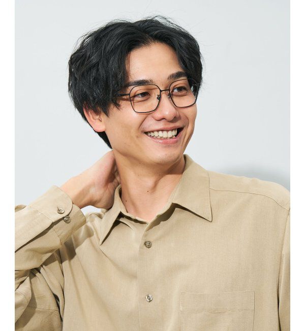  「ウエリントン型メガネ｜読書 レディース 女性用 大人可愛い 大理石｜Zoff｜CHIC レンズ交換券付」|メガネ|