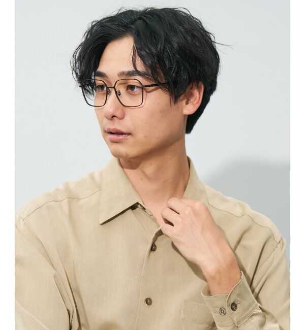  「ウエリントン型メガネ｜読書 レディース 女性用 大人可愛い 大理石｜Zoff｜CHIC レンズ交換券付」|メガネ|