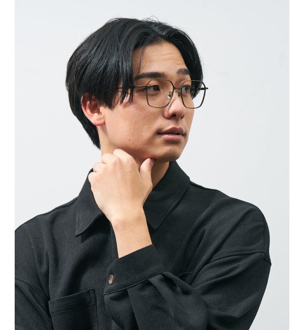  「ウエリントン型メガネ｜読書 レディース 女性用 大人可愛い 大理石｜Zoff｜CHIC レンズ交換券付」|メガネ|