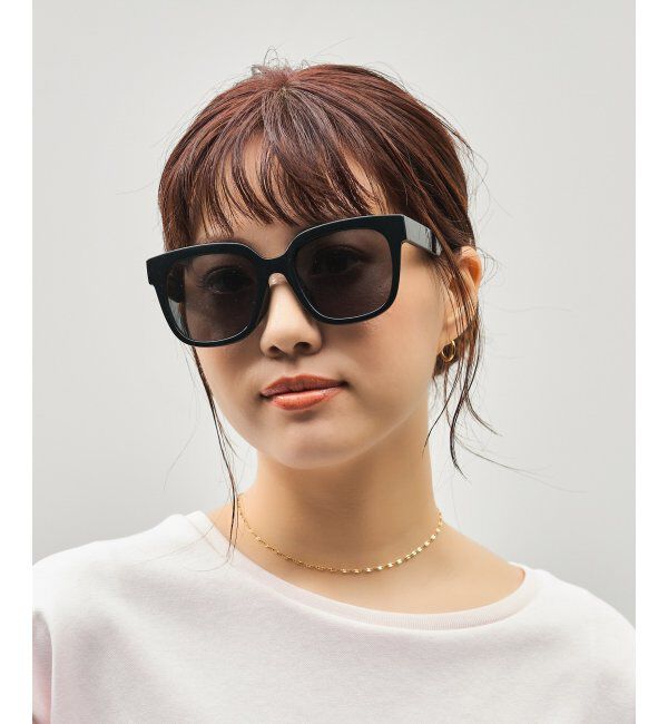  「SUNCUTGlasses/UV100%CUT サングラス ビッグシェイプ  カラーレンズ 紫外線対策 UVカット ユニセックス」|サングラス|