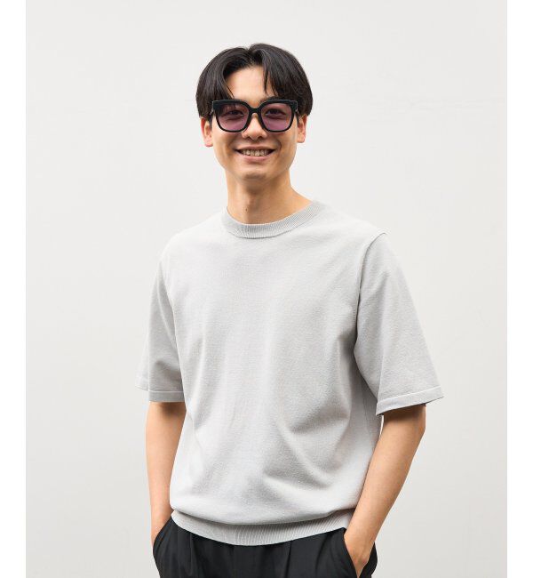  「SUNCUTGlasses/UV100%CUT サングラス ビッグシェイプ  カラーレンズ 紫外線対策 UVカット ユニセックス」|サングラス|