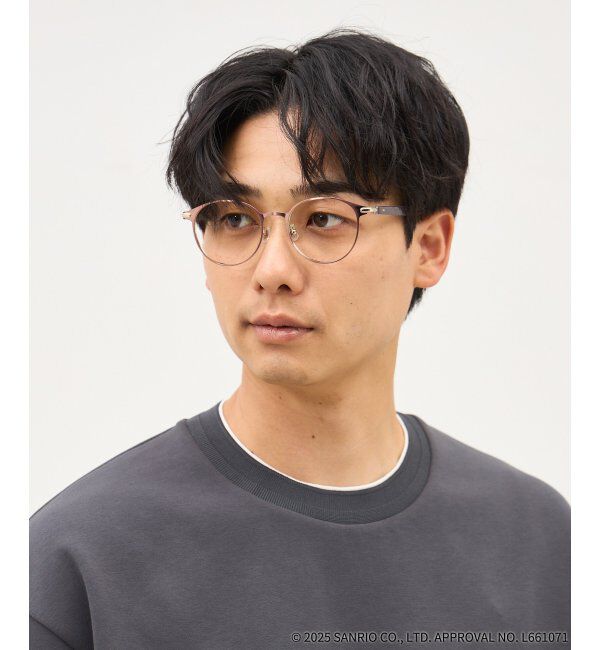  「Zoff｜はぴだんぶい 【タキシードサム モデル】メガネ｜伊達・度付きメガネ｜グッズ   レンズ交換券付」|メガネ|