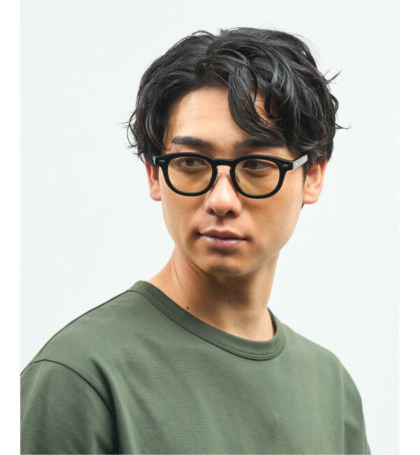  「Zoff｜AOI IHARA ウェリントン型 サングラス カラーレンズ 黒縁 クリアフレーム 紫外線対策 UVカット  」|サングラス|