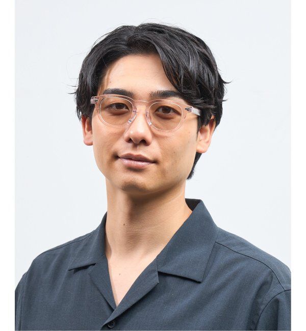  「Zoff｜AOI IHARA ウェリントン型 サングラス カラーレンズ 黒縁 クリアフレーム 紫外線対策 UVカット  」|サングラス|