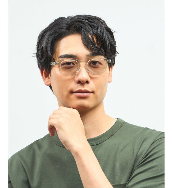  「Zoff｜AOI IHARA ウェリントン型 サングラス カラーレンズ 黒縁 クリアフレーム 紫外線対策 UVカット  」|サングラス|