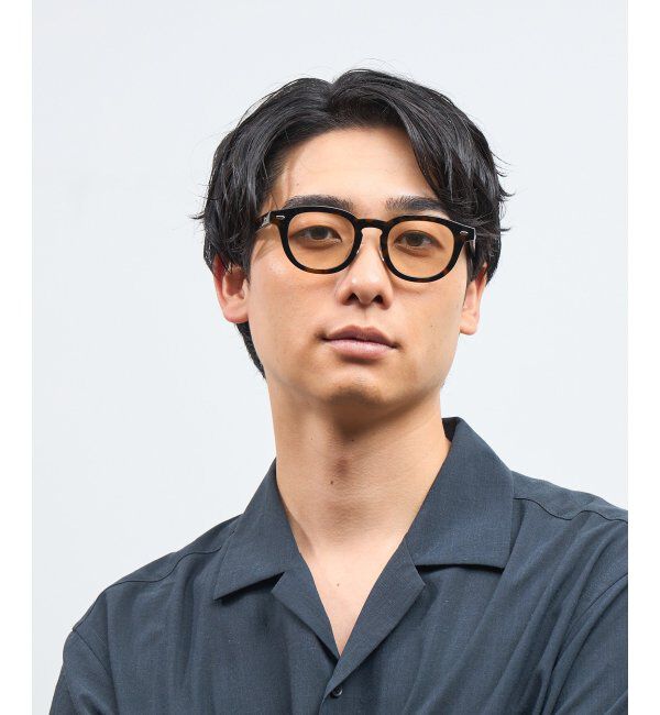  「Zoff｜AOI IHARA ウェリントン型 サングラス カラーレンズ 黒縁 クリアフレーム 紫外線対策 UVカット  」|サングラス|