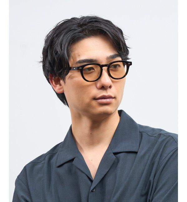  「Zoff｜AOI IHARA ウェリントン型 サングラス カラーレンズ 黒縁 クリアフレーム 紫外線対策 UVカット  」|サングラス|