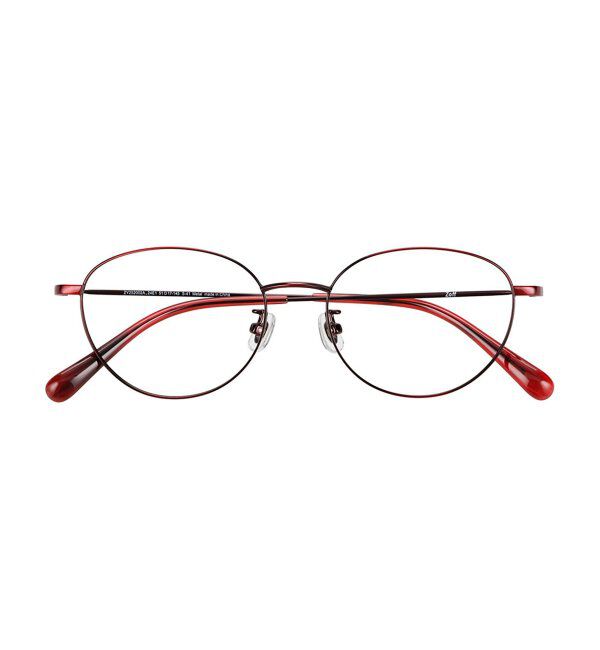  「ボストン型 メガネ 軽量｜メタルフレーム｜伊達メガネ 度付きメガネ｜大人可愛い｜Zoff｜ レンズ交換券付」|メガネ|