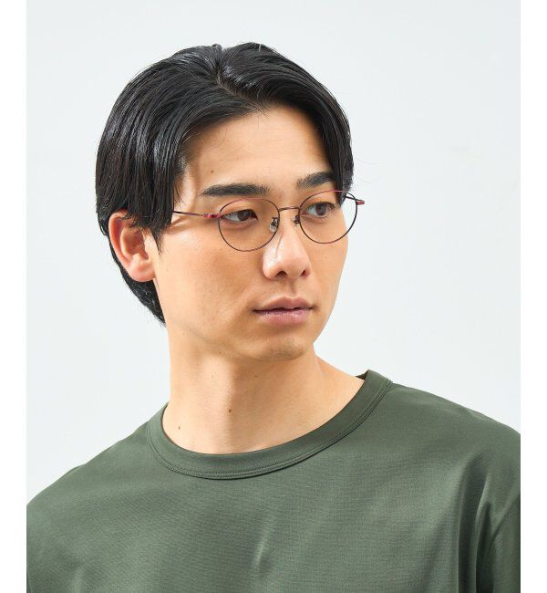  「ボストン型 メガネ 軽量｜メタルフレーム｜伊達メガネ 度付きメガネ｜大人可愛い｜Zoff｜ レンズ交換券付」|メガネ|