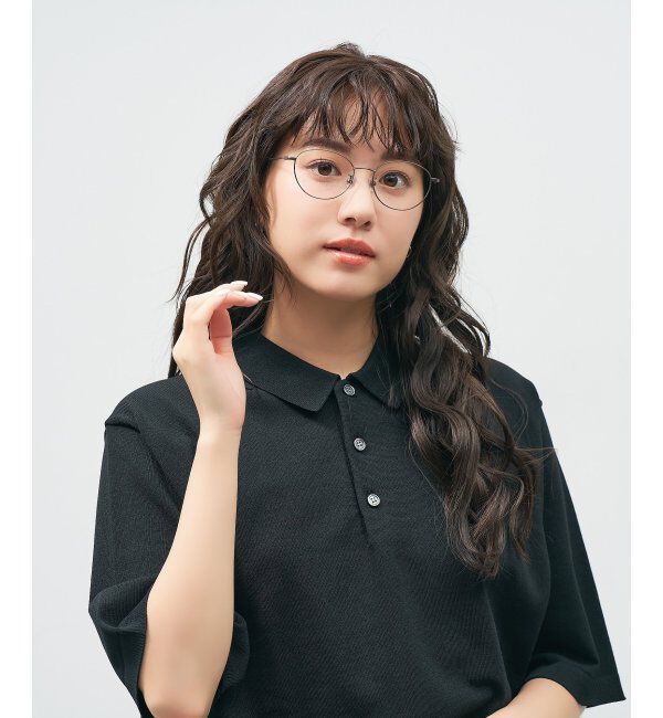  「ボストン型 メガネ 軽量｜メタルフレーム｜伊達メガネ 度付きメガネ｜大人可愛い｜Zoff｜ レンズ交換券付」|メガネ|