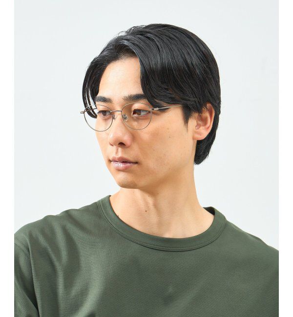  「ボストン型 メガネ 軽量｜メタルフレーム｜伊達メガネ 度付きメガネ｜大人可愛い｜Zoff｜ レンズ交換券付」|メガネ|