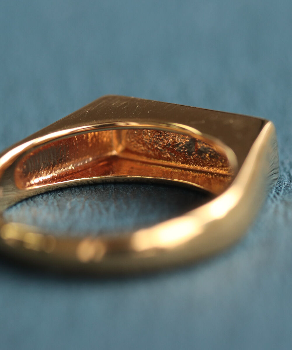  「Two as one silver925 シグネットワイドリング　ペア」|リング|