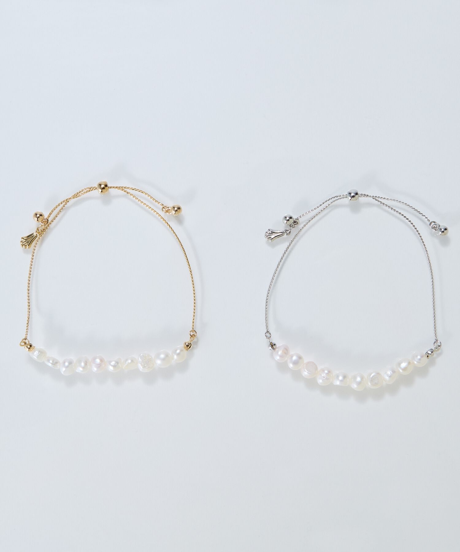 Phoebe「フレッシュウォーターパールブレスレット　シルバー/淡水パール」|ブレスレット・バングル|