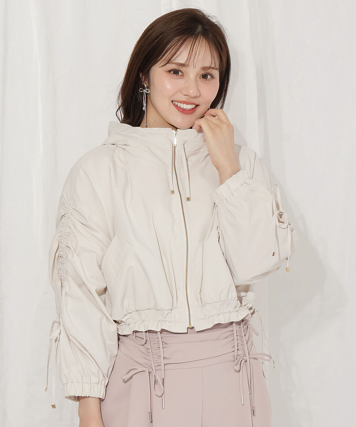 WILLSELECTION「ボリュームスリーブショートブルゾン」|ブルゾン・スタジャン|