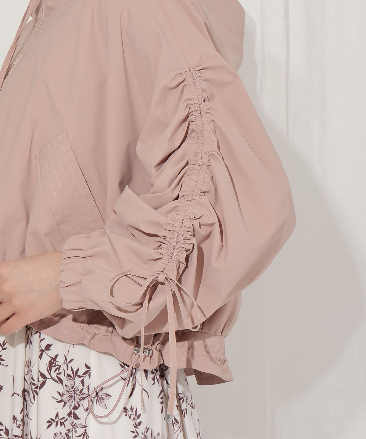 WILLSELECTION「ボリュームスリーブショートブルゾン」|ブルゾン・スタジャン|