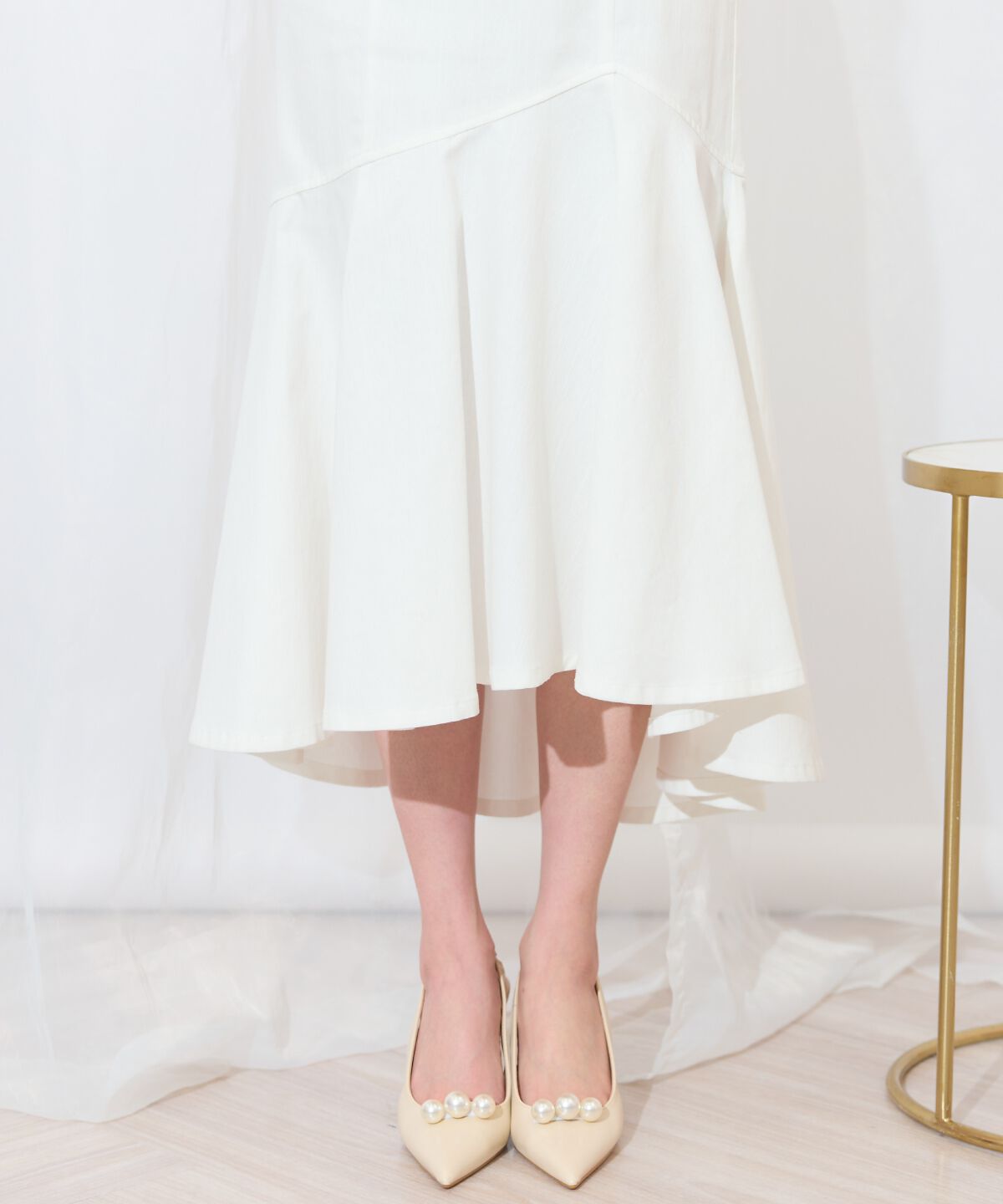 WILLSELECTION「アシメヘムフィッシュテールスカート」|フレア|