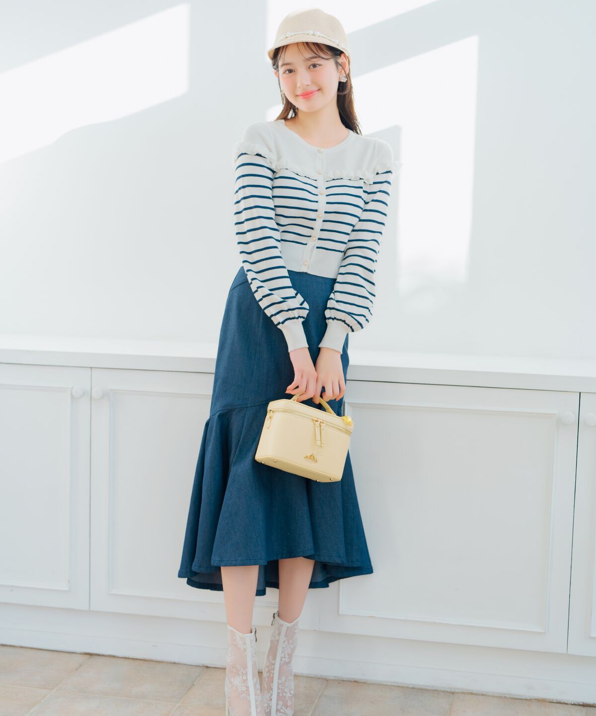 WILLSELECTION「アシメヘムフィッシュテールスカート」|フレア|