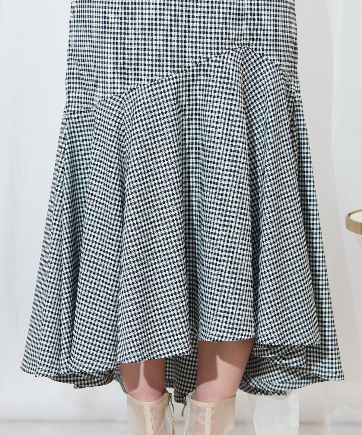 WILLSELECTION「アシメヘムフィッシュテールスカート」|フレア|