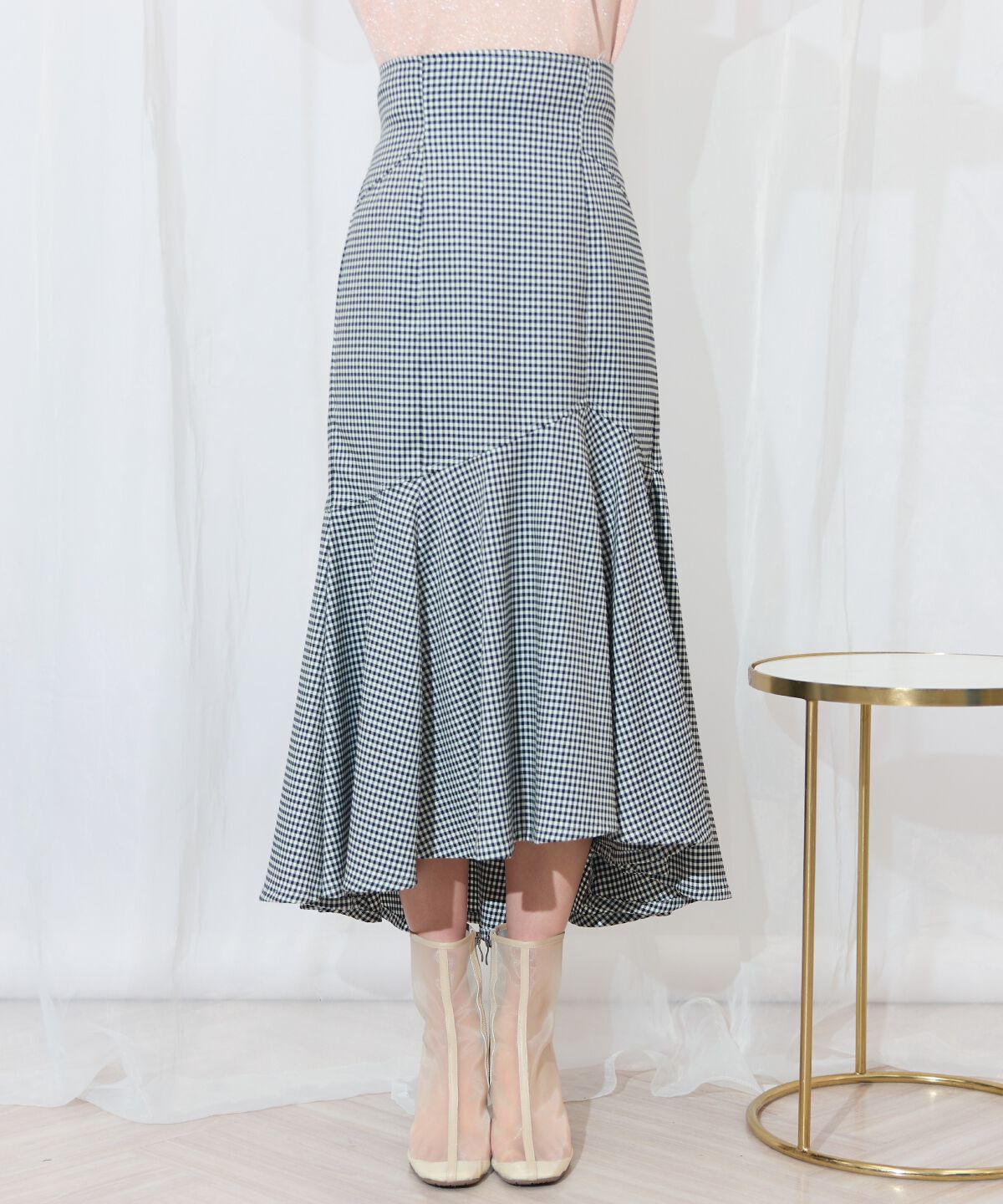 WILLSELECTION「アシメヘムフィッシュテールスカート」|フレア|