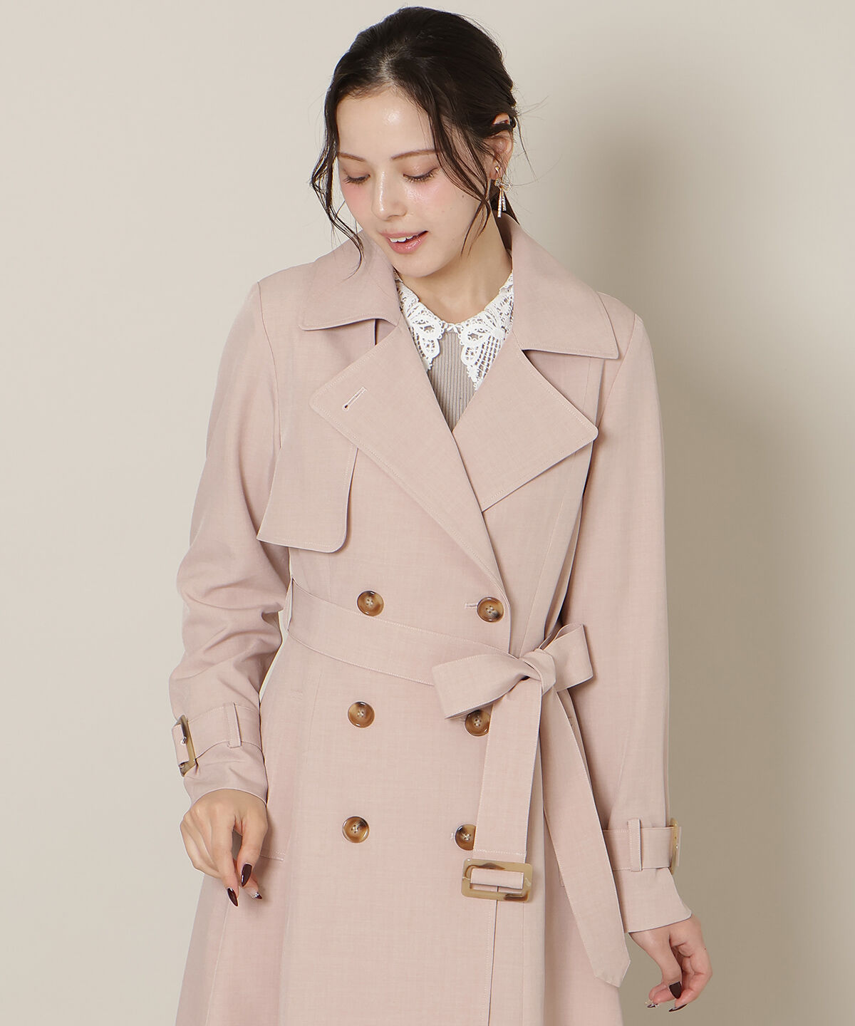 WILLSELECTION「オリジナルフレアトレンチコート」|トレンチコート|