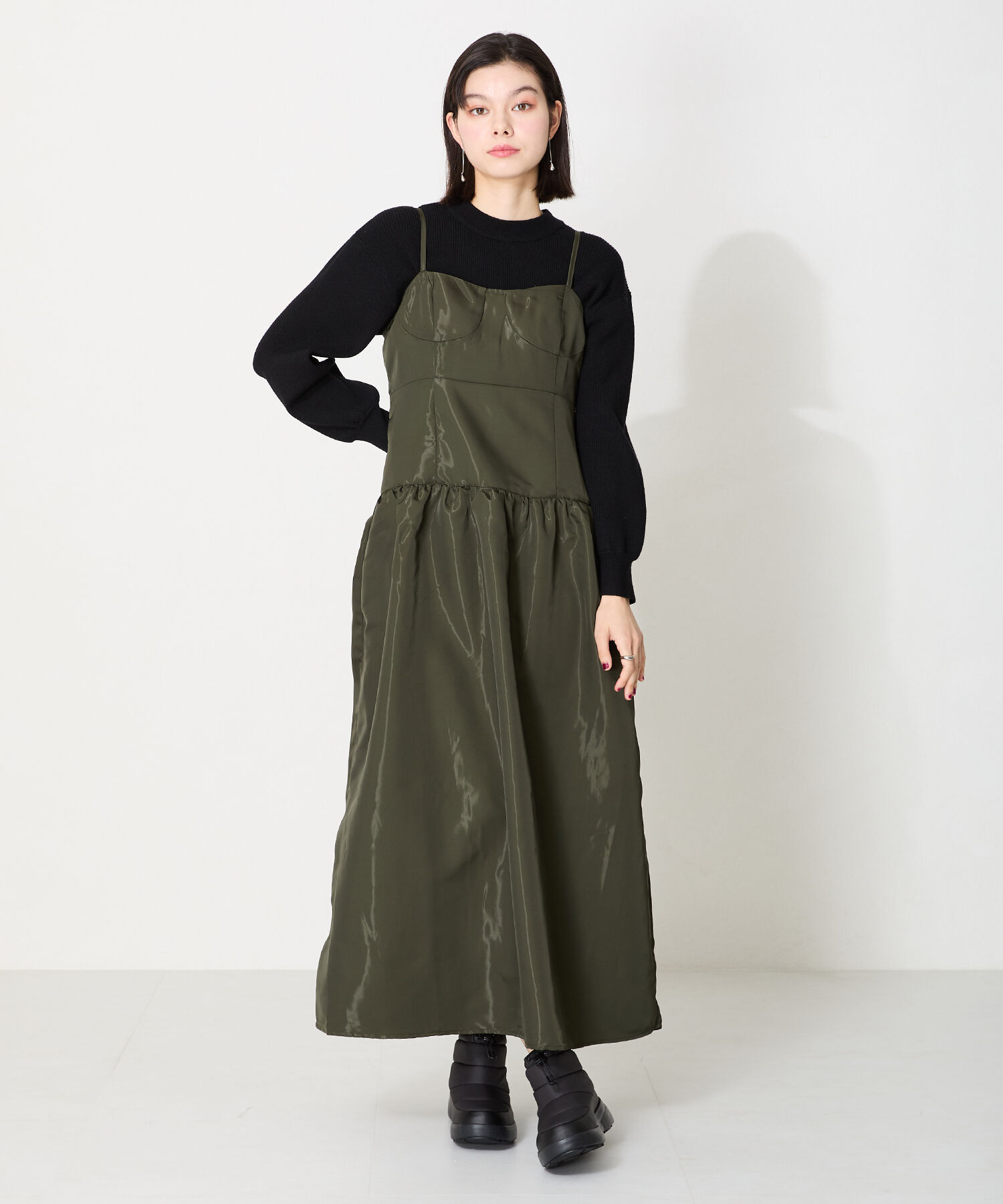 ORiental TRaffic「パデットショートスノーブーツ/OT3404」|レインシューズ|