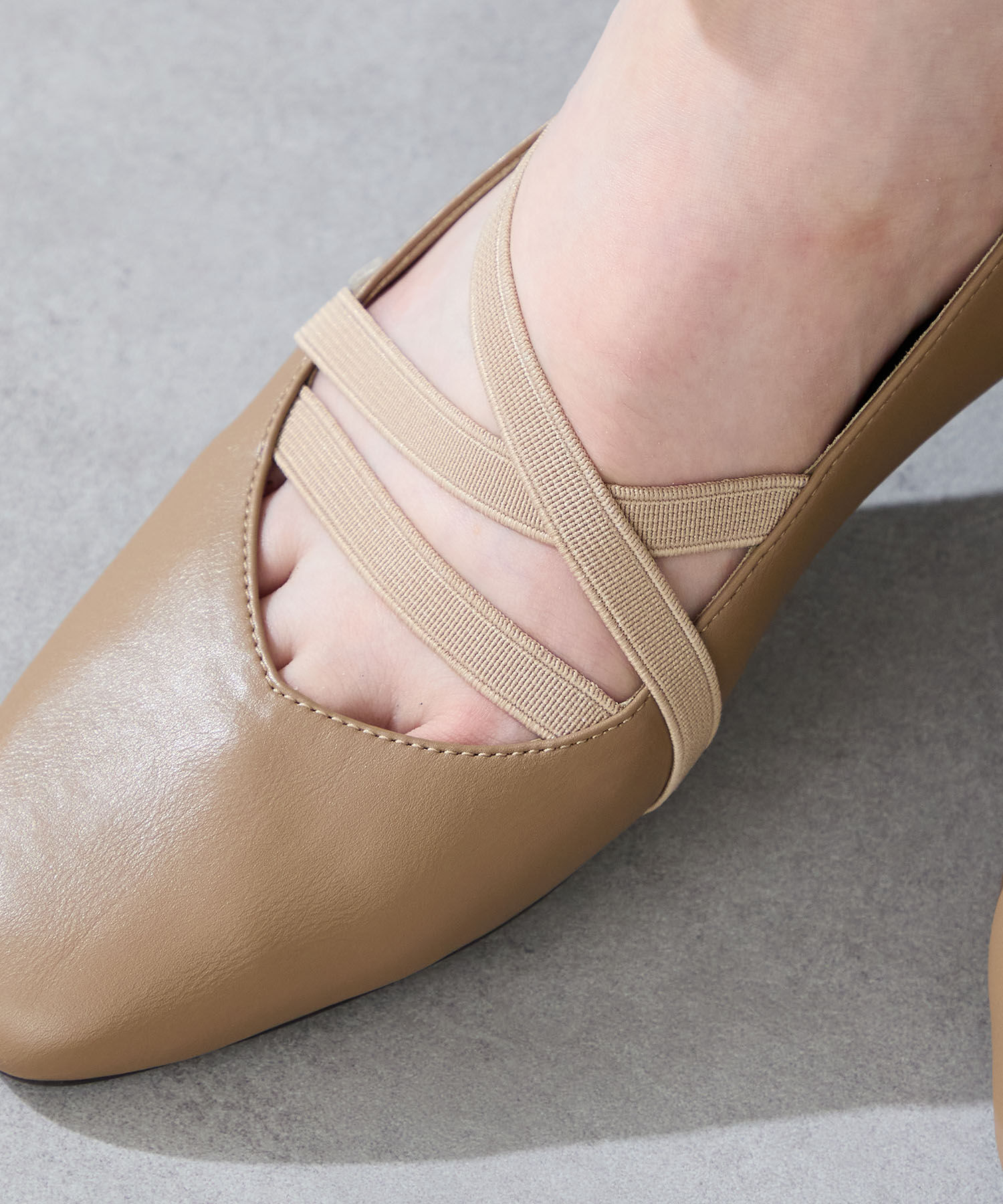 WA Oriental TRaffic「●2025秋冬新作●ゴムストラップフラットパンプス/52305」|パンプス|