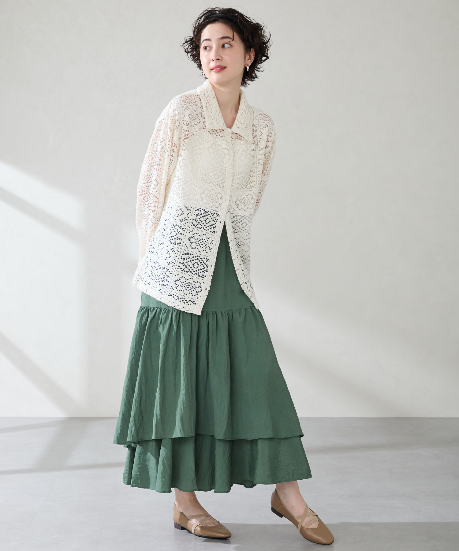 WA Oriental TRaffic「●2025秋冬新作●ゴムストラップフラットパンプス/52305」|パンプス|