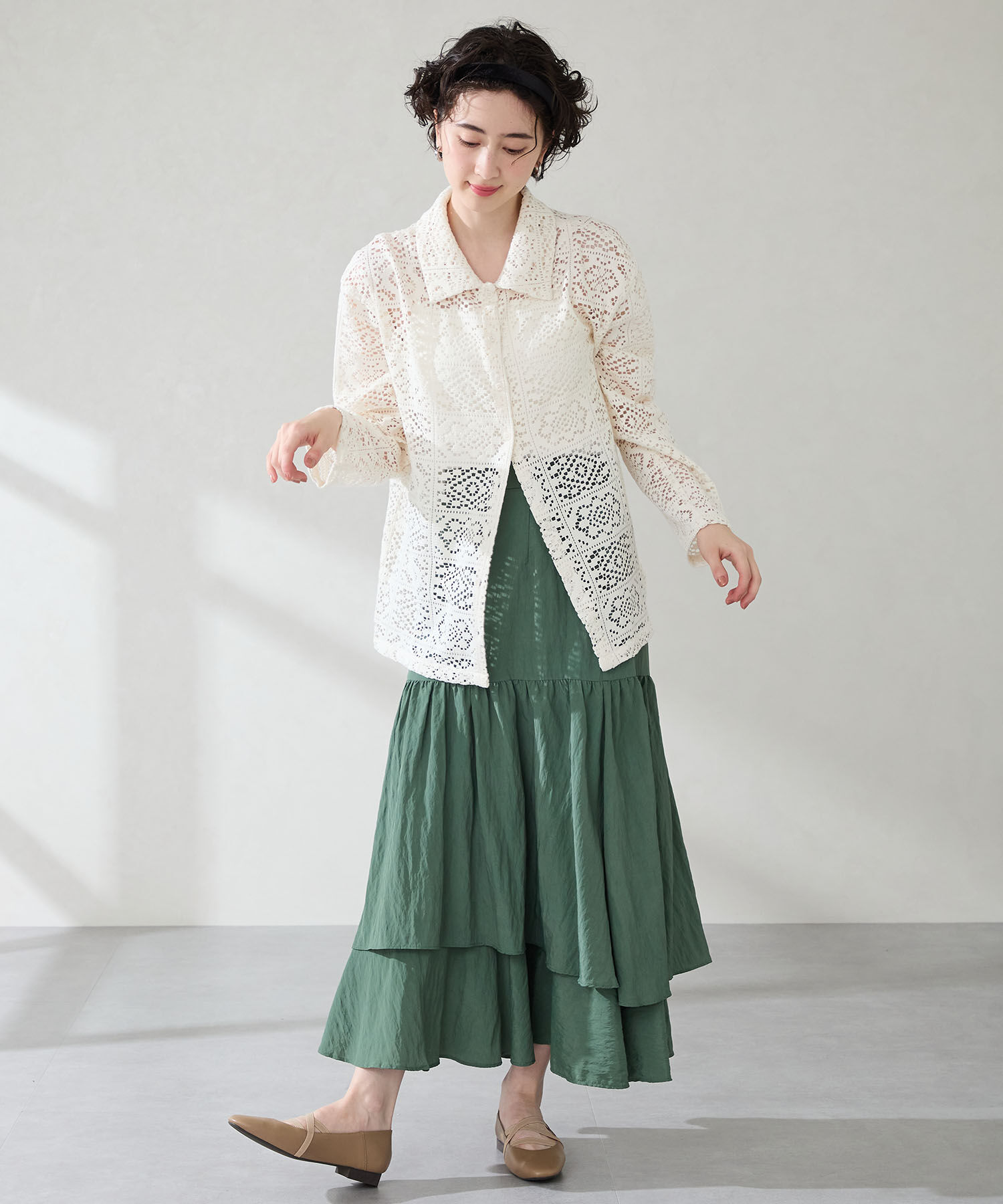 WA Oriental TRaffic「●2025秋冬新作●ゴムストラップフラットパンプス/52305」|パンプス|