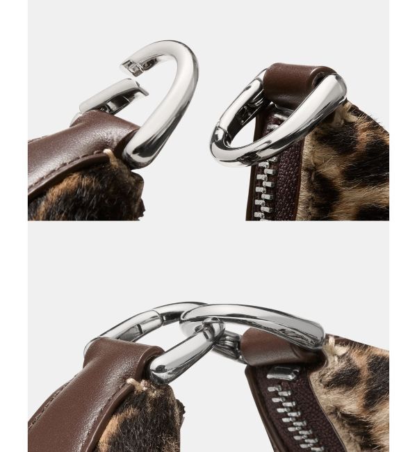 kate spade new york「ケーエスデュオ ダウンタウン レオパード ヘアカーフ クロスボディ バッグ」|ショルダー・メッセンジャー|