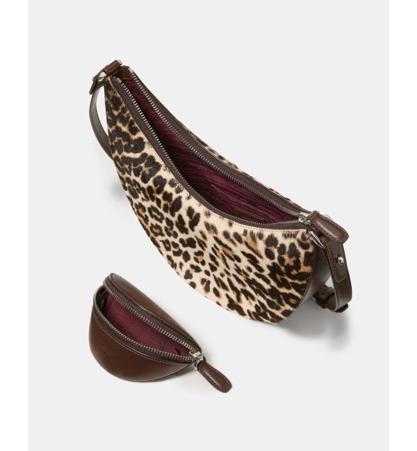 kate spade new york「ケーエスデュオ ダウンタウン レオパード ヘアカーフ クロスボディ バッグ」|ショルダー・メッセンジャー|