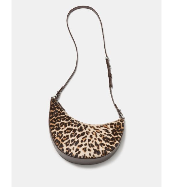 kate spade new york「ケーエスデュオ ダウンタウン レオパード ヘアカーフ クロスボディ バッグ」|ショルダー・メッセンジャー|