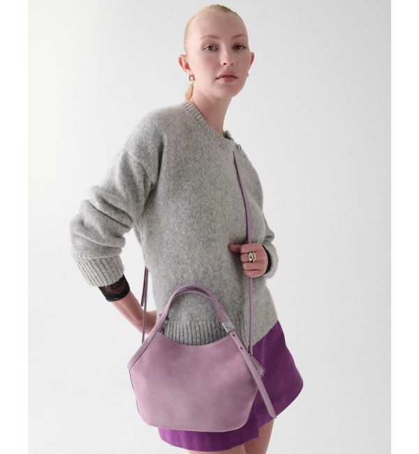 kate spade new york「デコ スエード スモール チューリップ トート バッグ」|ショルダー・メッセンジャー|