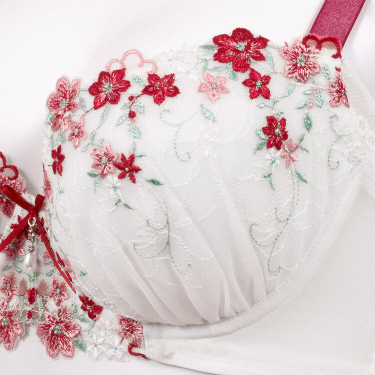 intesucre「アンテシュクレ なでしこブラ 脇高スレンダースタイル ブラジャー単品 CDEFGカップ IBT354」|インナー|